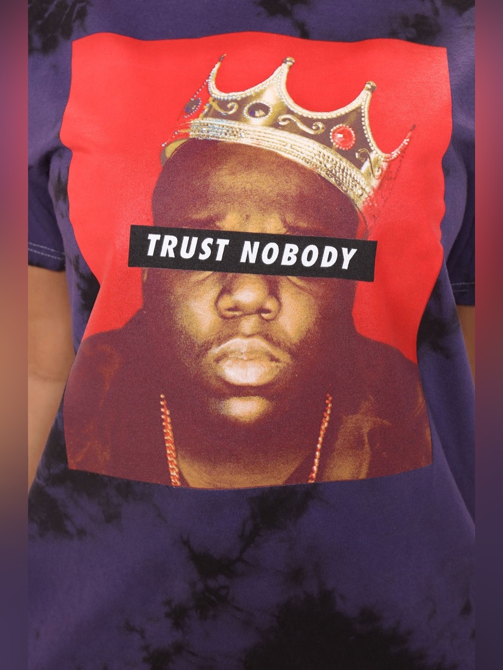 NWT UNISEX NOTORIOUS B.I.G. TRUST NOBODY, TIE DYE, VARIOUS SIZES